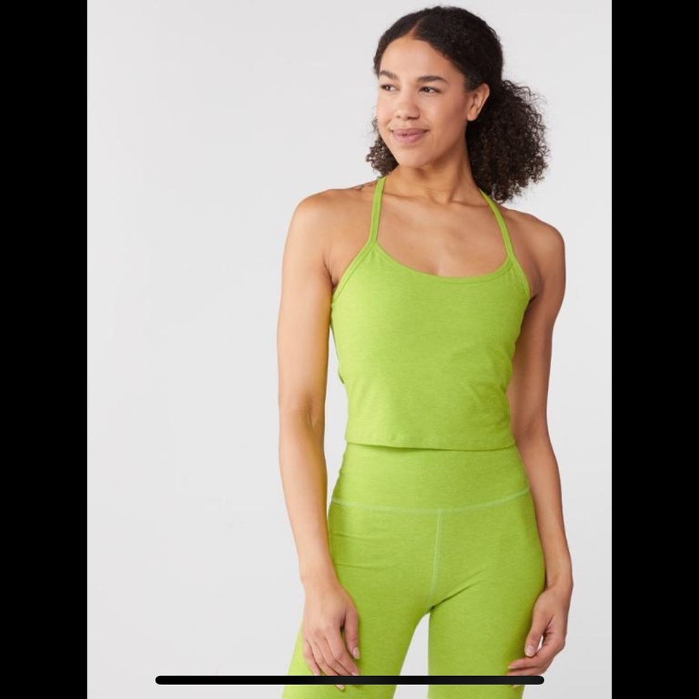 Beyond Yoga - Spacedye Slim Racerback Cropped Tank - Medium